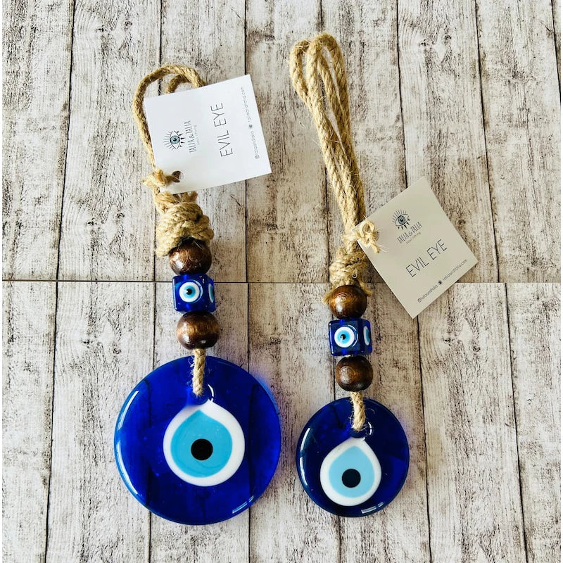 Evil Eye Macrame Wall Hanging – Nazar Protection Decor