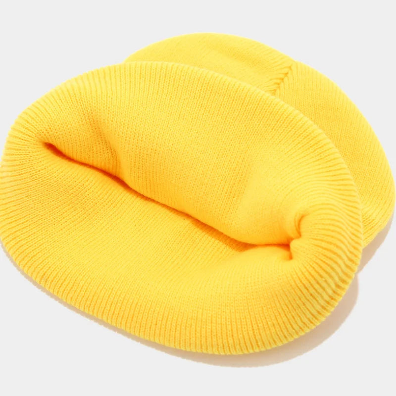 Brazil Flag Beanie – Embroidered Knit Hat