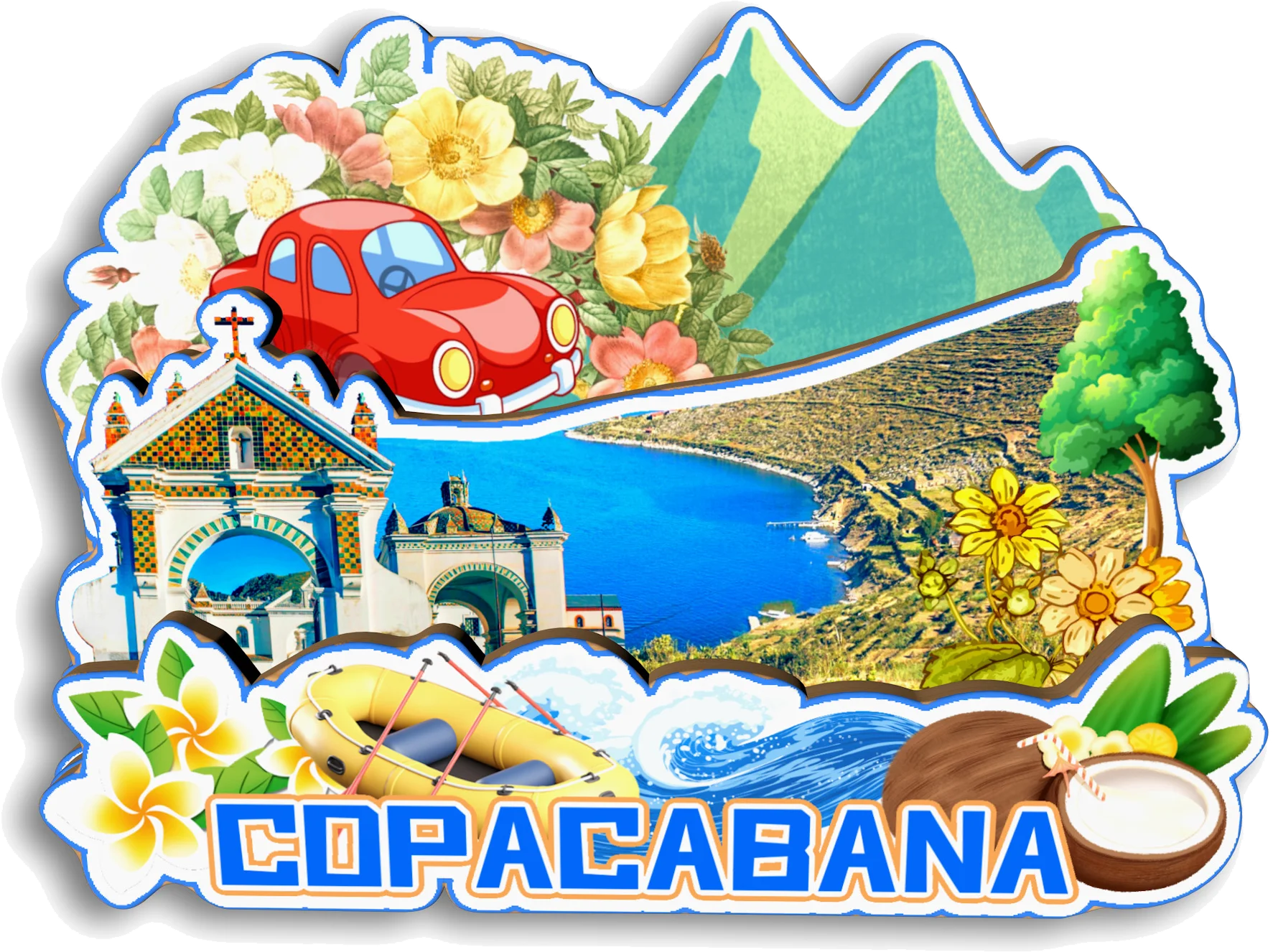 South America Travel Fridge Magnets – Handmade Souvenir