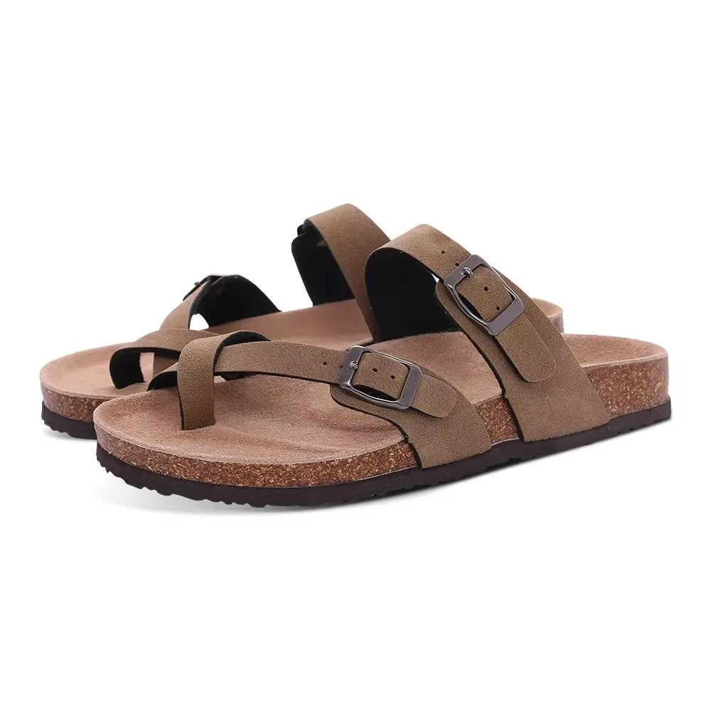 Brazilian Cork Slide Sandals