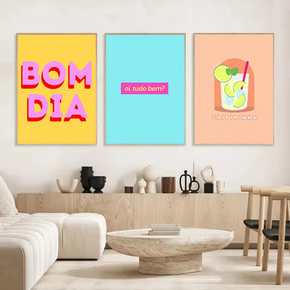 Brazilian Summer Canvas Art – Rio de Janeiro Quotes