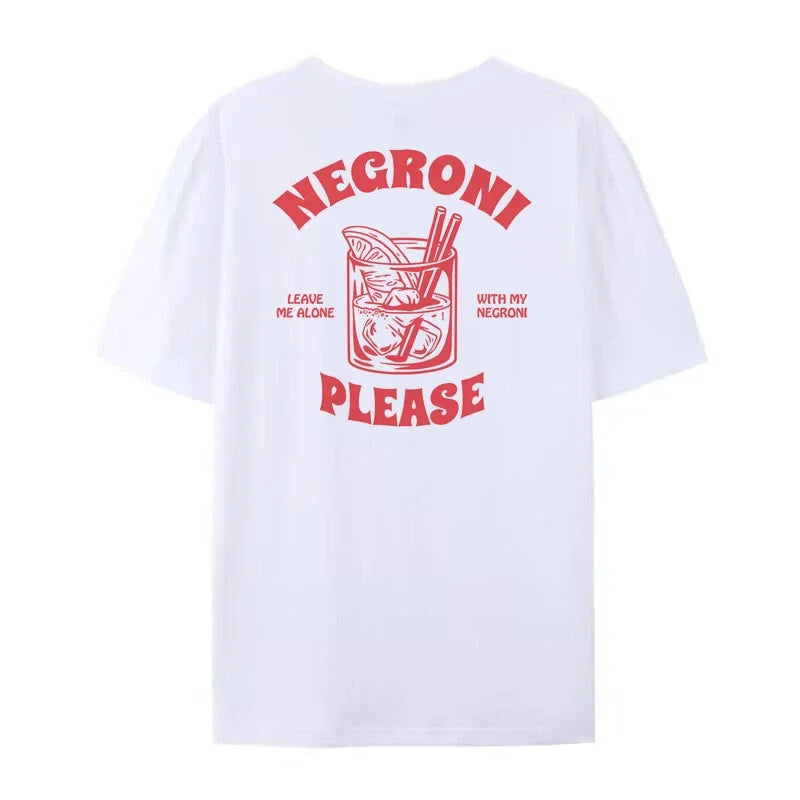 “Negroni Please” Vintage T-Shirt – Unisex Streetwear Tee