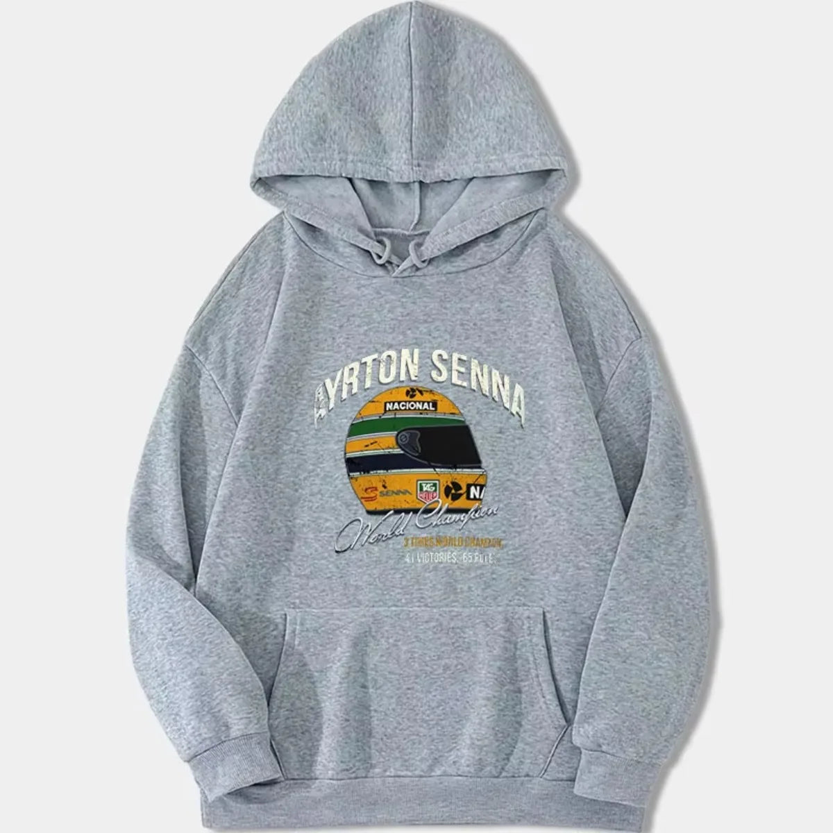 Ayrton Senna Vintage World Championship Hoodie