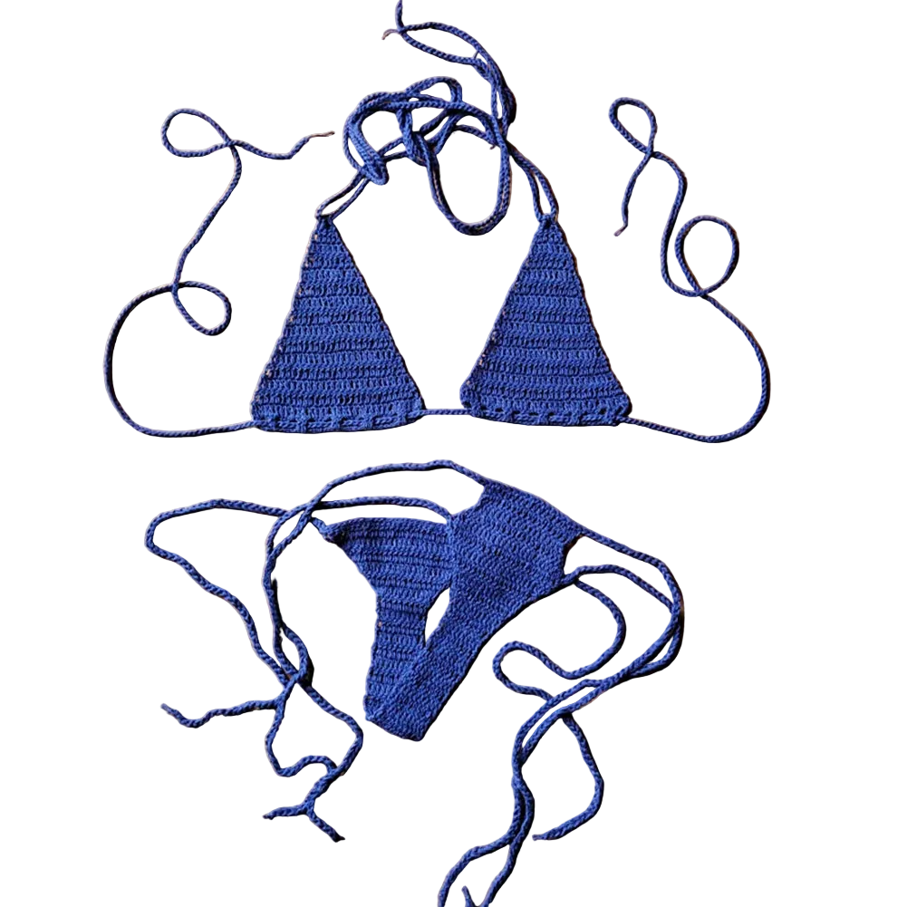 Hand Crochet Bikini Set – Women’s Summer Beach Two-Piece