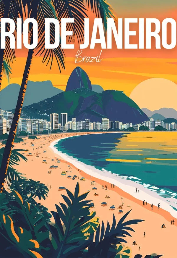 World Travel Art Canvas – Iconic Cities Collection