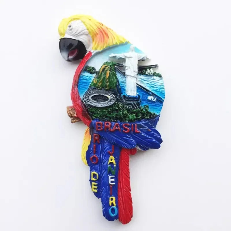 Brazil Fridge Magnets – Rio de Janeiro Travel Souvenir