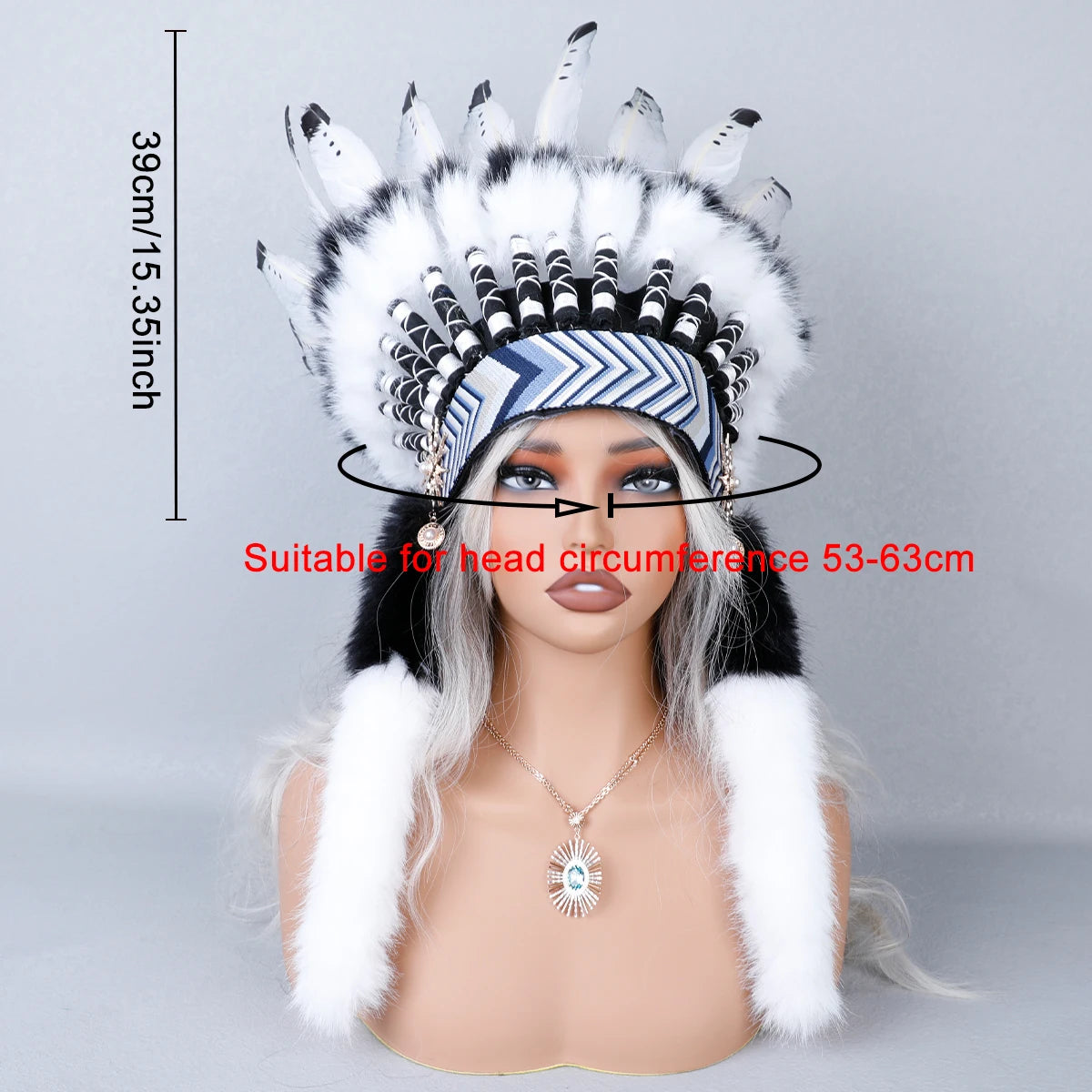 Funky Feather Headband – Women’s Stage & Costume Fashion Accessory