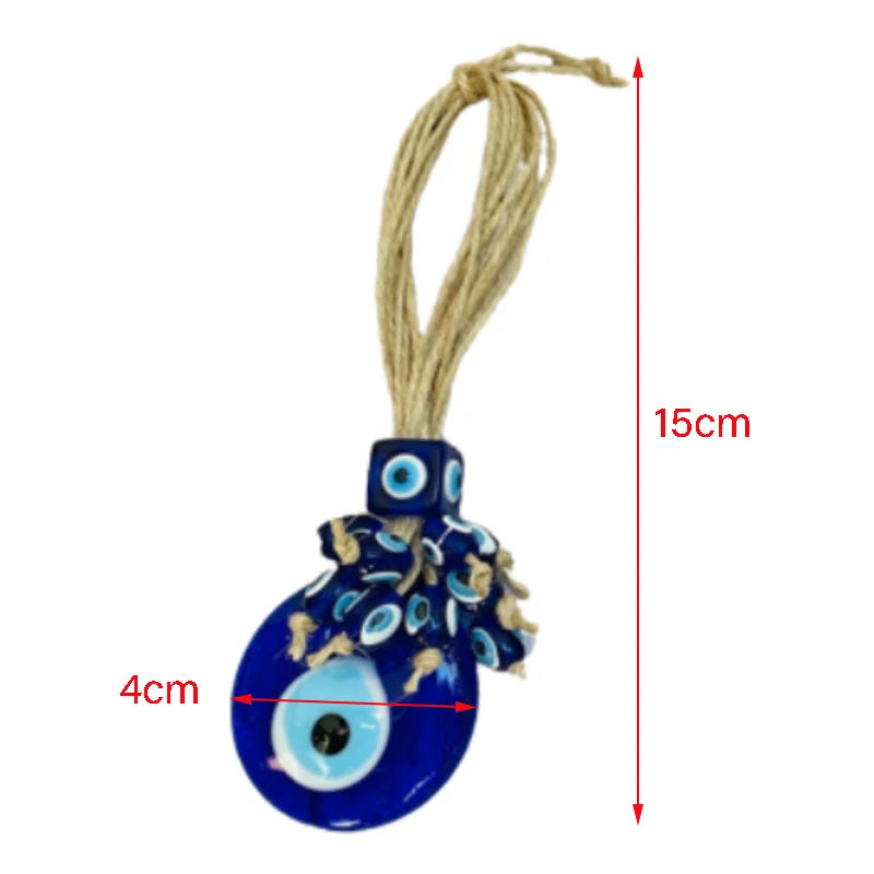 Evil Eye Macrame Wall Hanging – Nazar Protection Decor