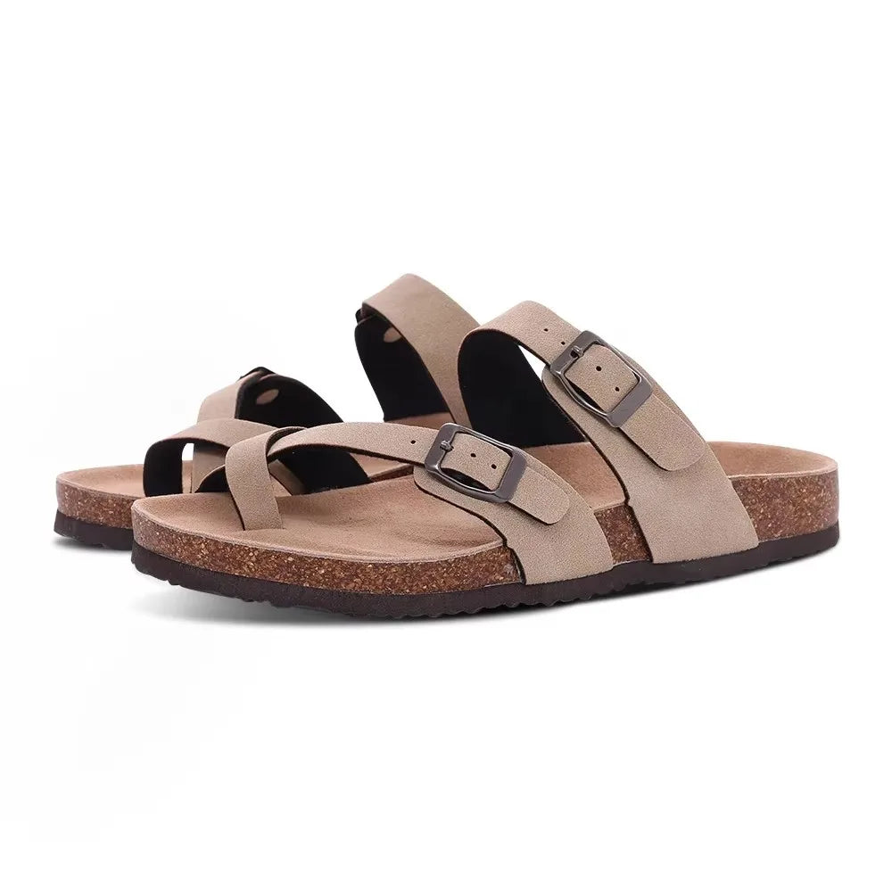 Brazilian Cork Slide Sandals