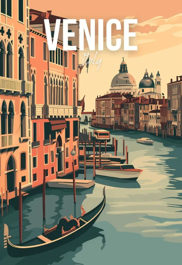 World Travel Art Canvas – Iconic Cities Collection