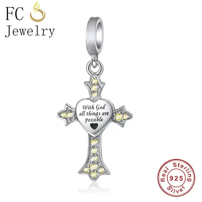 Christ the Redeemer Charm Bead – 925 Silver