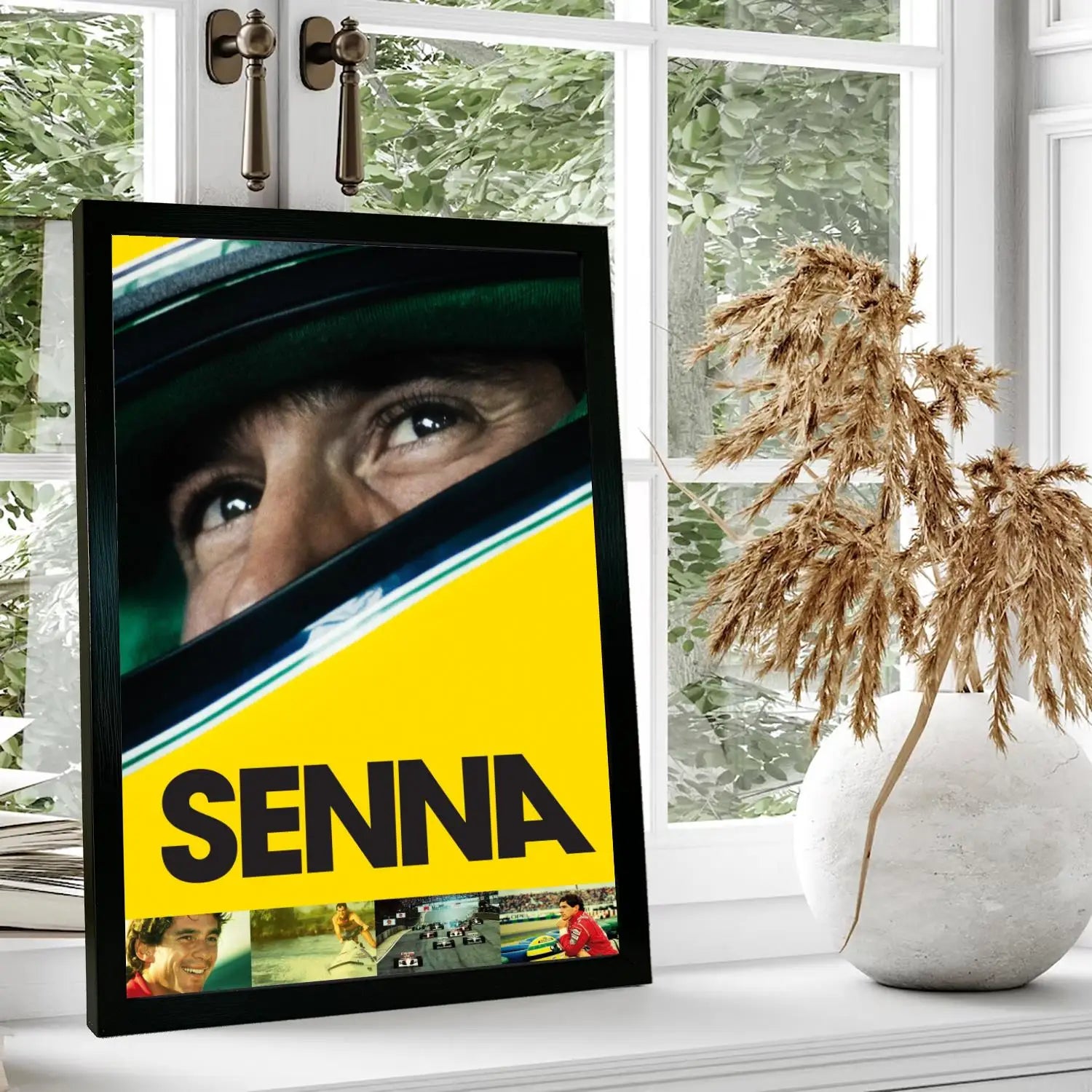 Ayrton Senna Legend Canvas Art