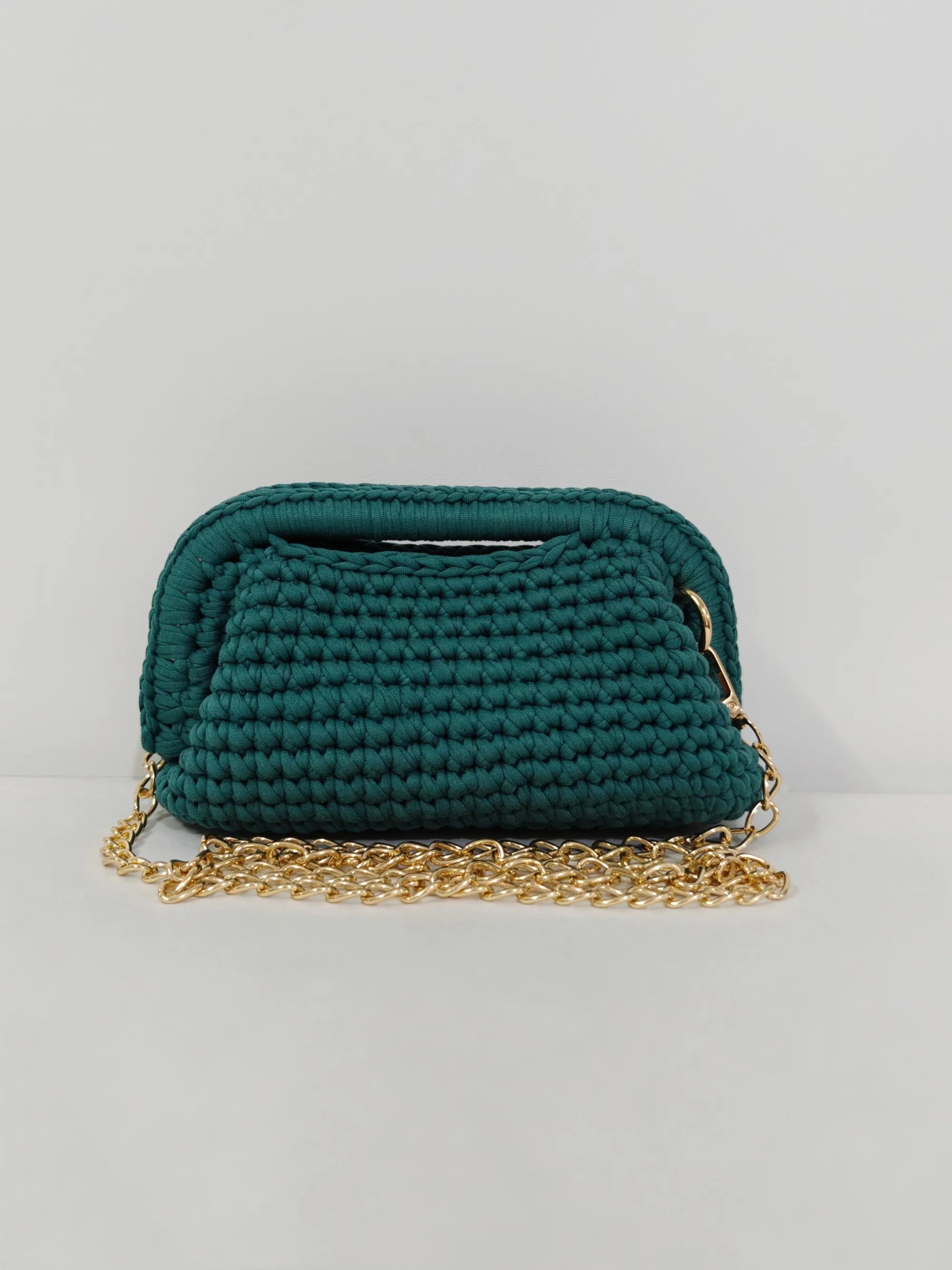Woven Crochet Shoulder Bag – Handmade Boho Handbag